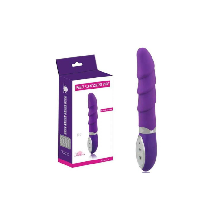 Vibrador vaginal con texturas Selene Morado